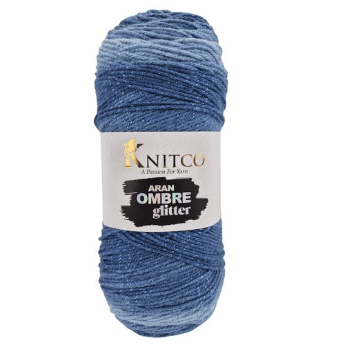 Aran Ombre Glitter 200G KnitCo