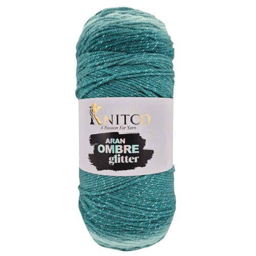 Aran Ombre Glitter 200G KnitCo
