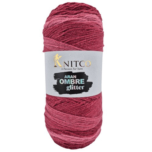 Aran Ombre Glitter 200G KnitCo