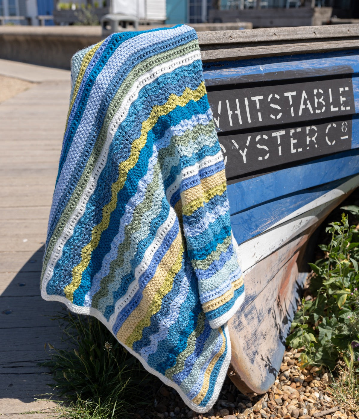 Whitstable Bay Blanket- Knit Yarn Pack & Digital Pattern