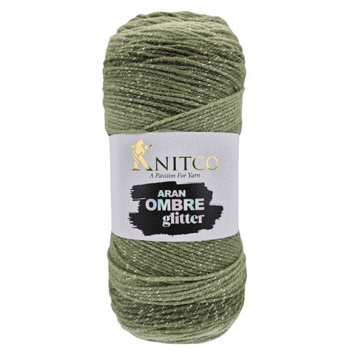 Aran Ombre Glitter 200G KnitCo
