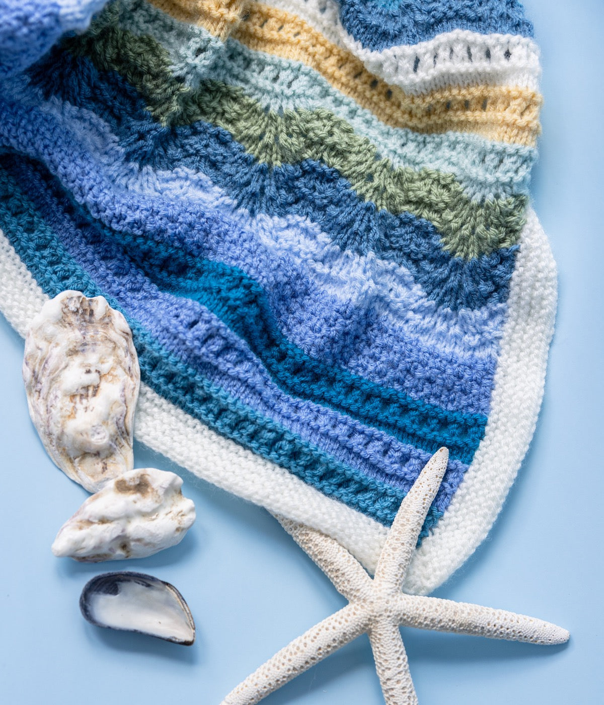 Whitstable Bay Blanket- Knit Yarn Pack & Digital Pattern