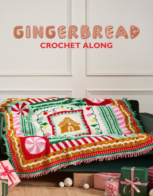 Sirdar Gingerbread Christmas Blanket - CAL Yarn Pack