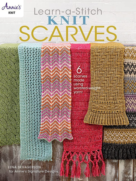 Learn-a-stitch Knit Scarves Book