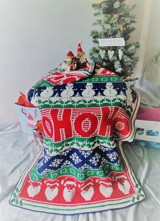 HoHoHo Blanket- Rosina Plane- Yarn Pack