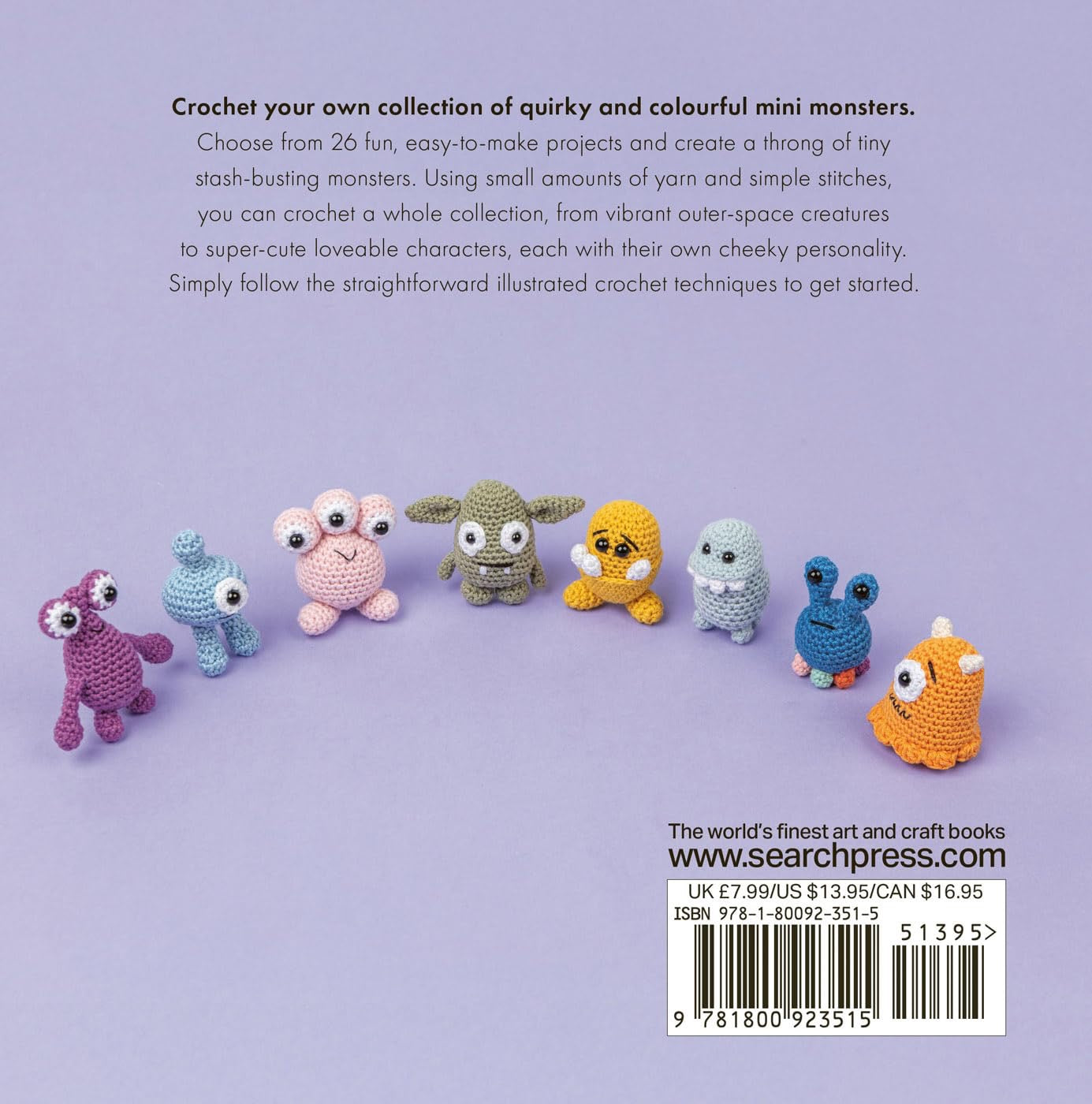 Mini Amigurumi Monsters: 26 tiny characters to crochet