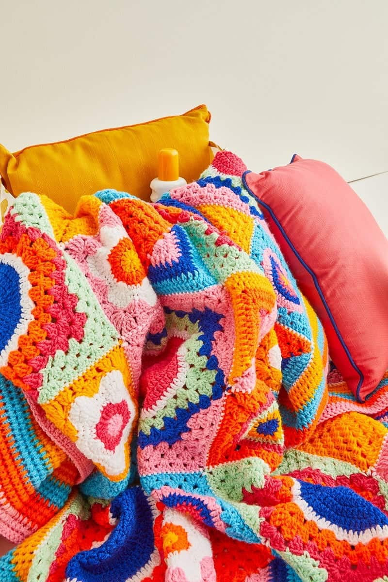 Sirdar Hayfield Day Tripper Picnic Blanket CAL- Yarn Pack!