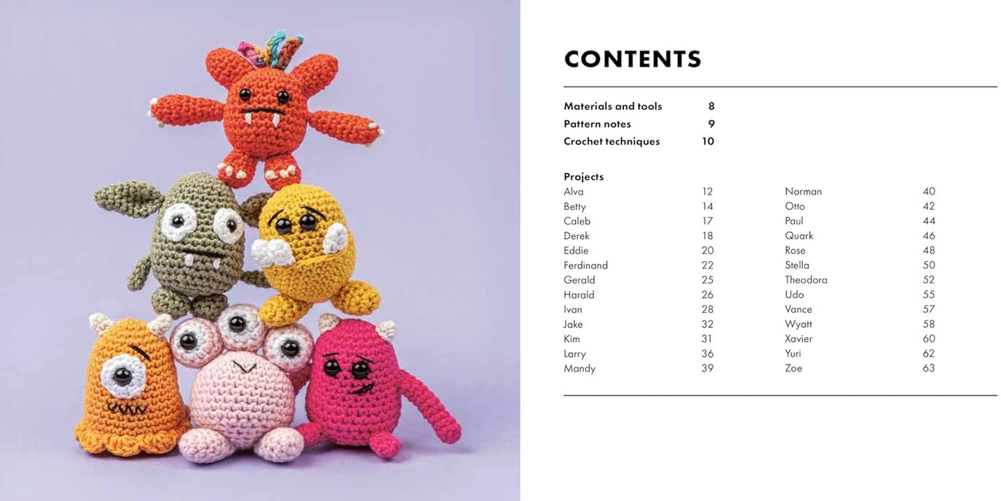 Mini Amigurumi Monsters: 26 tiny characters to crochet