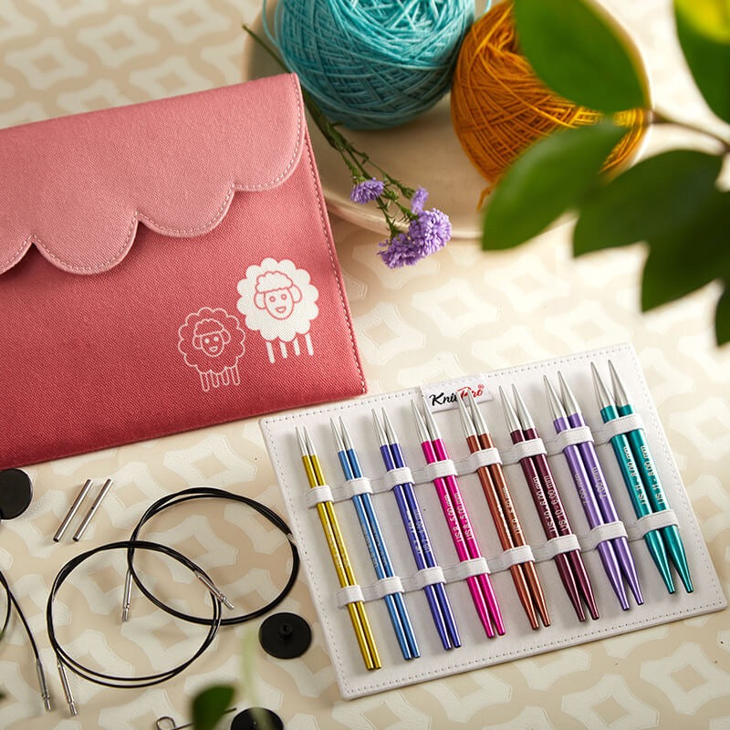 KnitPro: Knitting Pins: Circular: Interchangeable: Zing: Deluxe Set