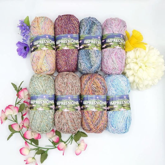 Stylecraft Impressions Aran 1x 100G 100% Acrylic 220M knitting yarn crochet yarn