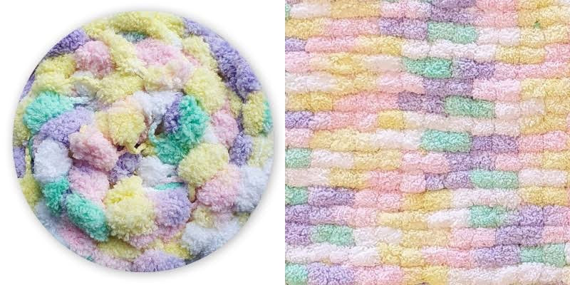 Munchkin Pompom Yarn (2 Balls= 1 Blanket)