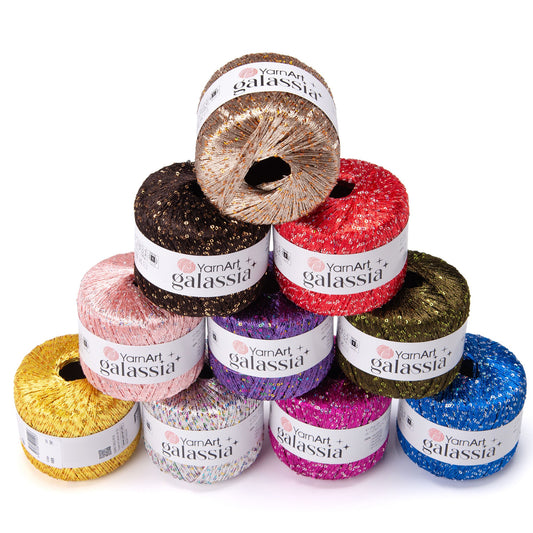 YARNART GALASSIA - 100% POLYESTER - 25G - 112M