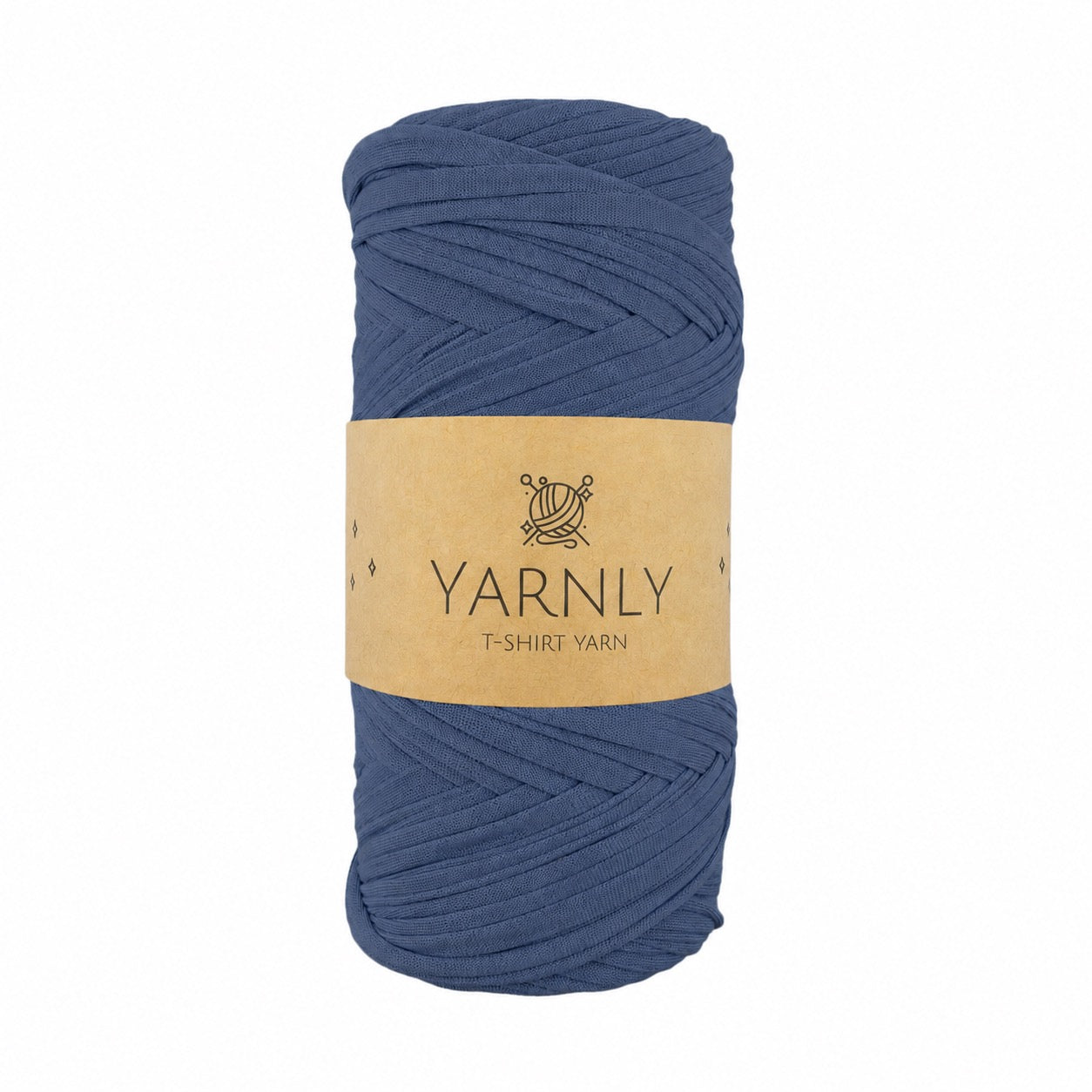 T-Shirt Yarn 1x 200g 55-60M 90% Polyester 10% Spandex bag making basket making yarn