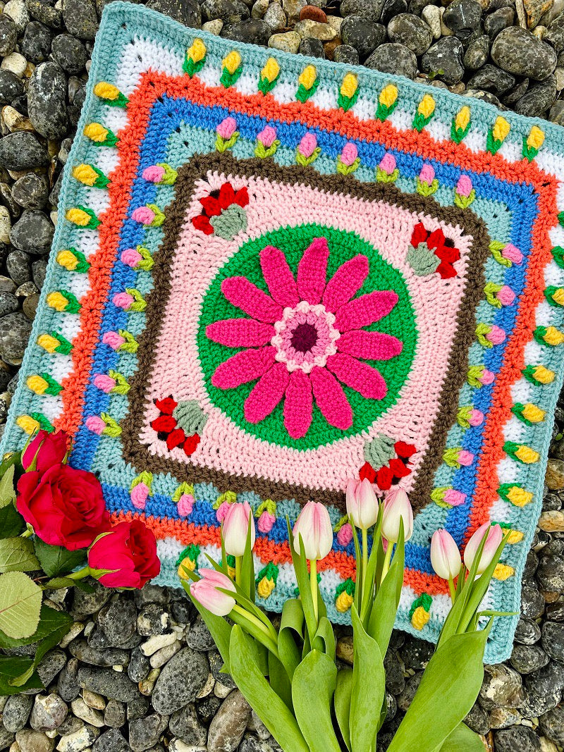 Say It With Flowers CAL- Yarn bundle DK crochet