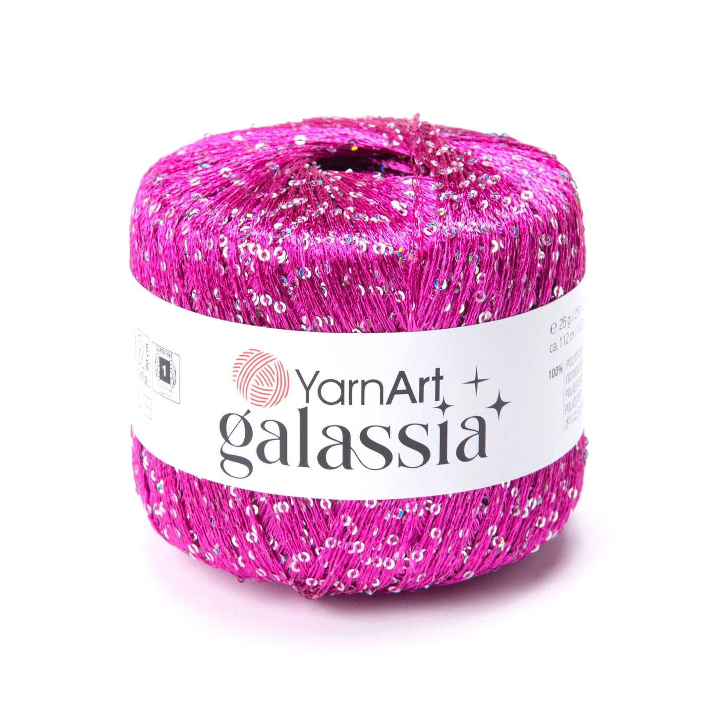 YARNART GALASSIA - 100% POLYESTER - 25G - 112M