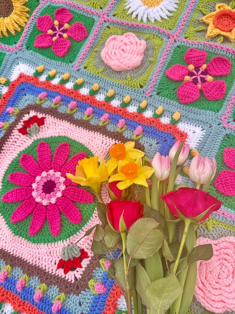 Say It With Flowers CAL- Yarn bundle DK crochet