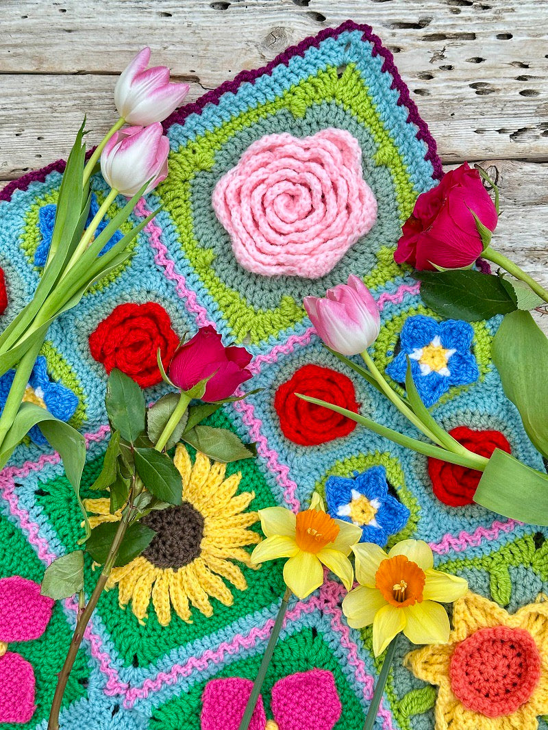 Say It With Flowers CAL- Yarn bundle DK crochet