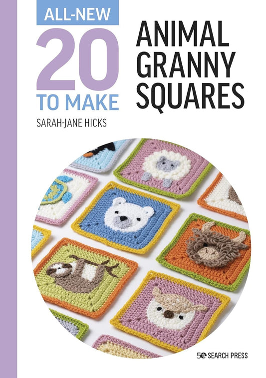 20 Animal Granny Squares Book