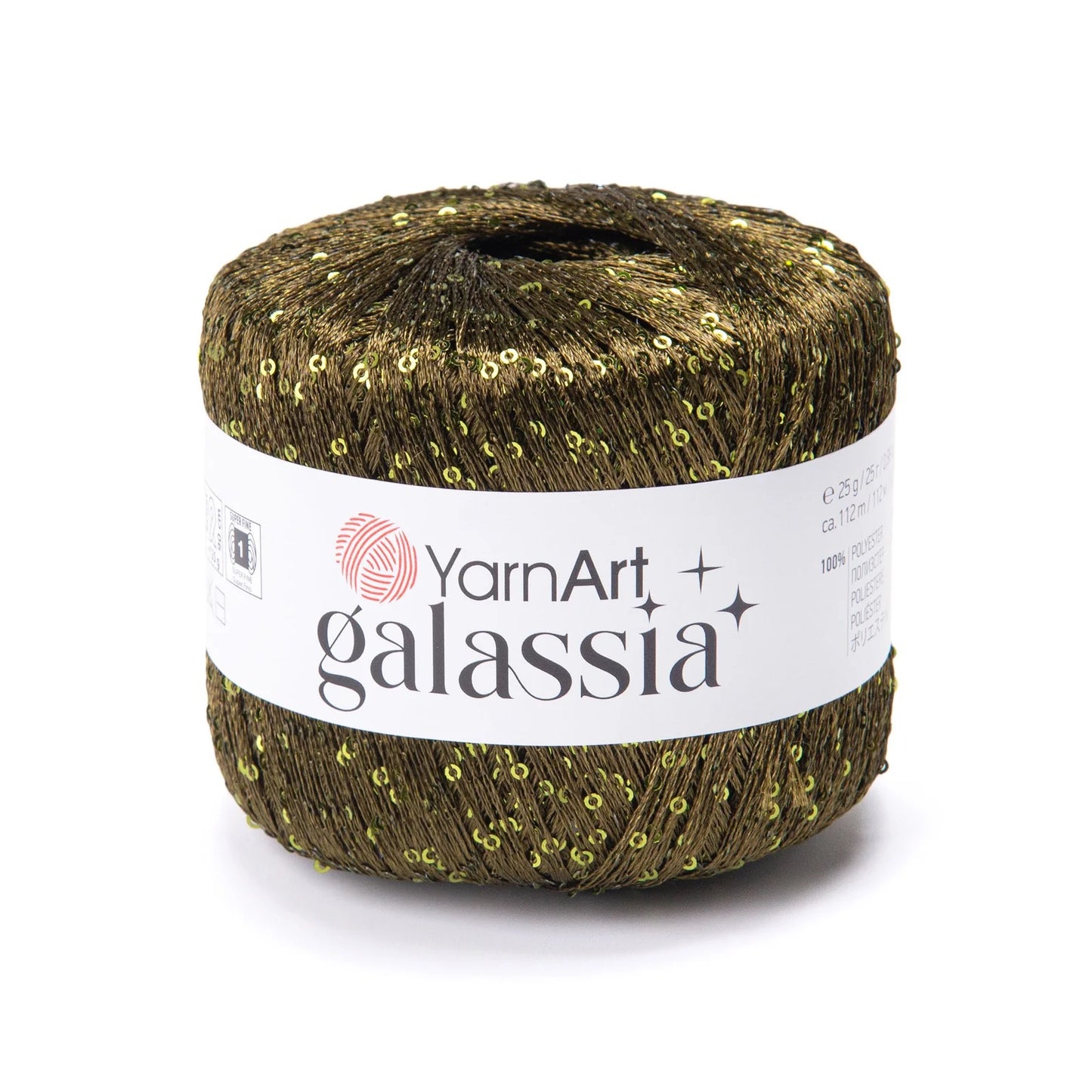 YARNART GALASSIA - 100% POLYESTER - 25G - 112M