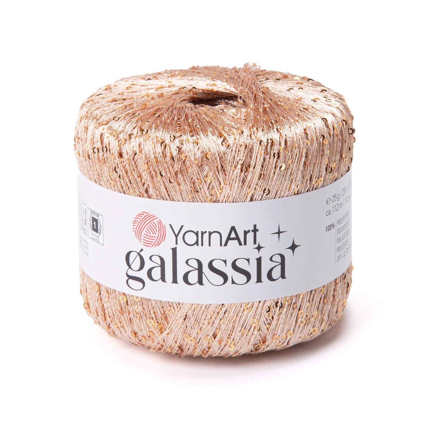 YARNART GALASSIA - 100% POLYESTER - 25G - 112M