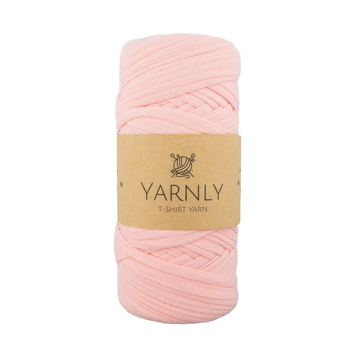 T-Shirt Yarn 1x 200g 55-60M 90% Polyester 10% Spandex bag making basket making yarn