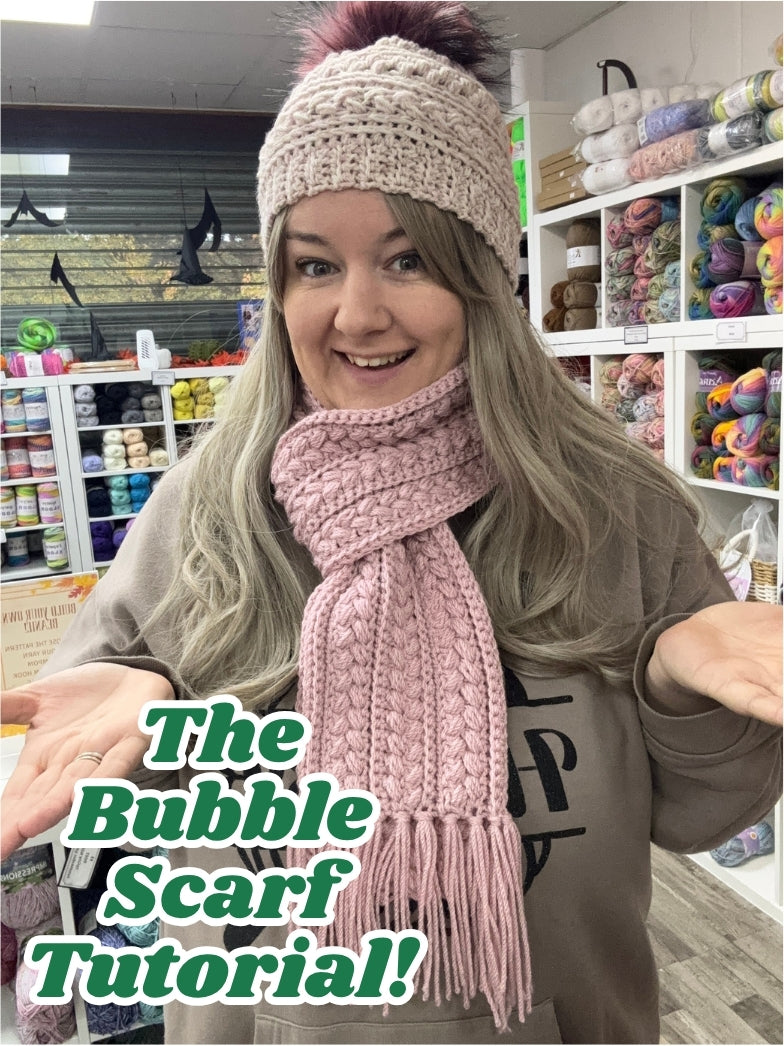 CROCHET PATTERN: The Bubble Scarf