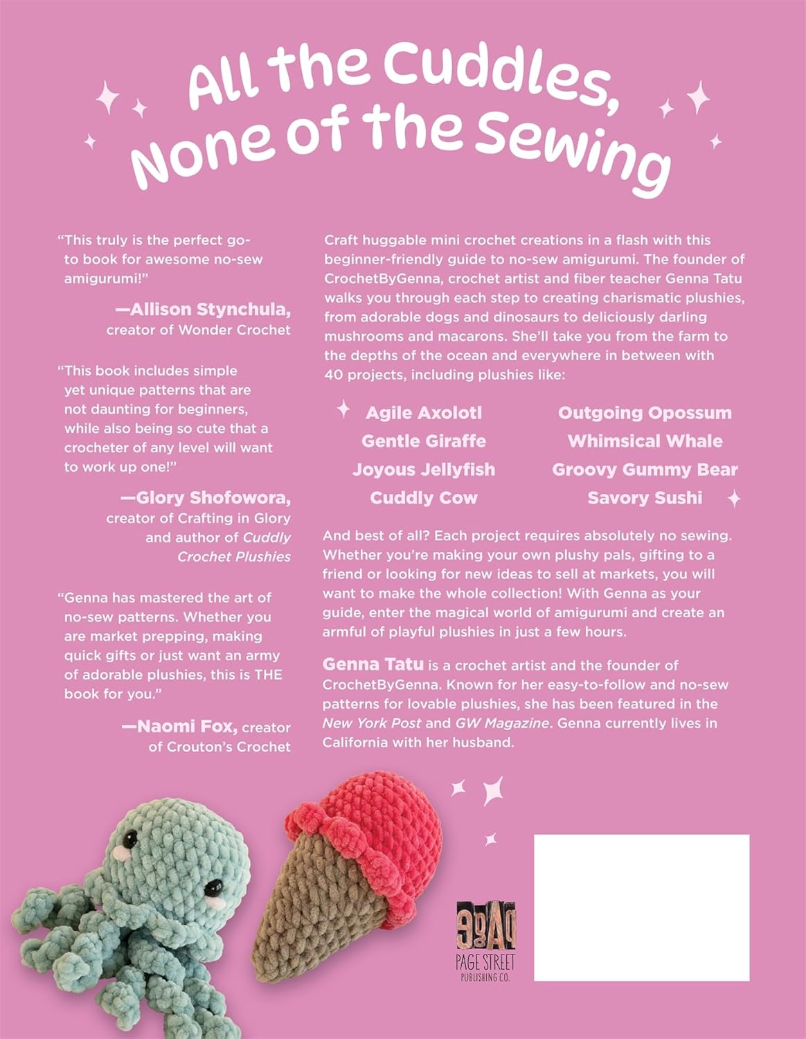 No-Sew Mini Amigurum Genna Tatu