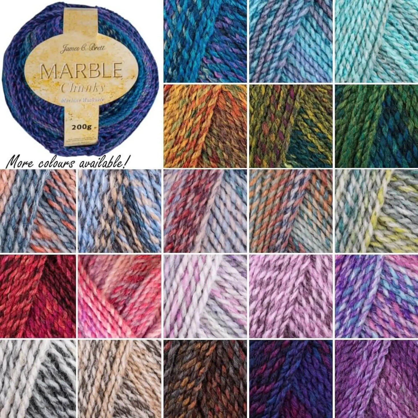 Marble Chunky- James C Brett 200G