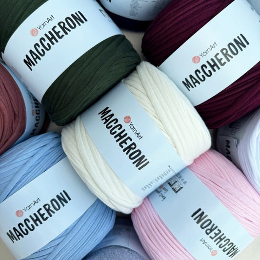 T-shirt Yarn 600G recycled Yarn Art Maccheroni