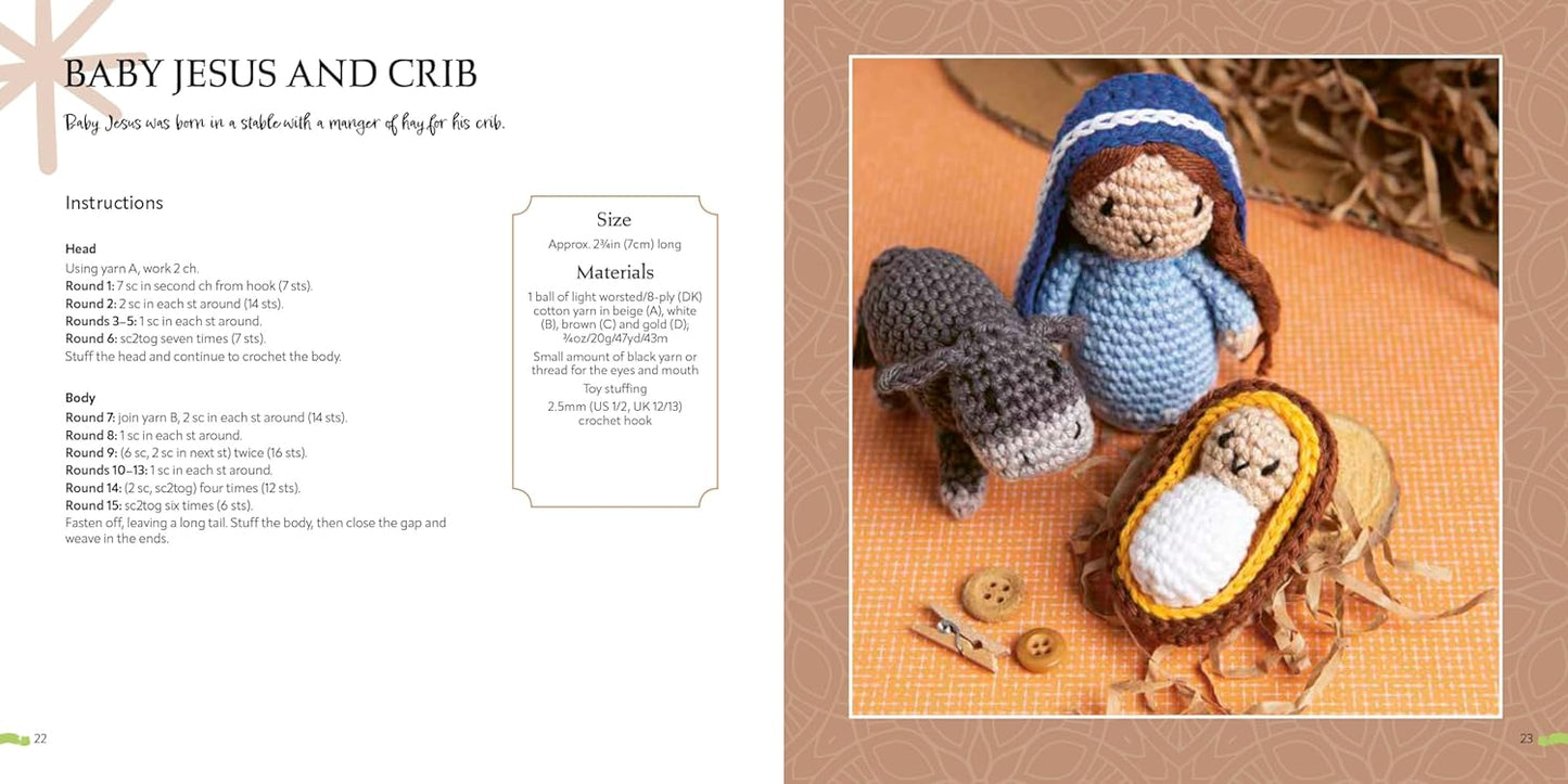 Mini Amigurumi Nativity Hardback Book