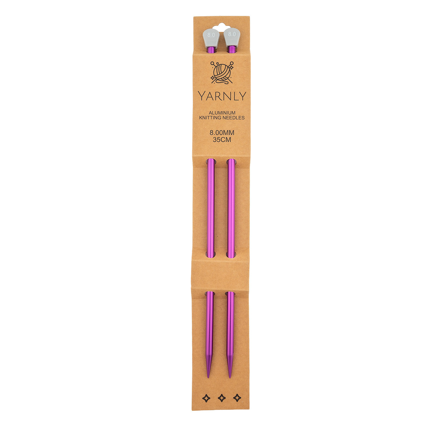 Aluminium Knitting Needles 35cm