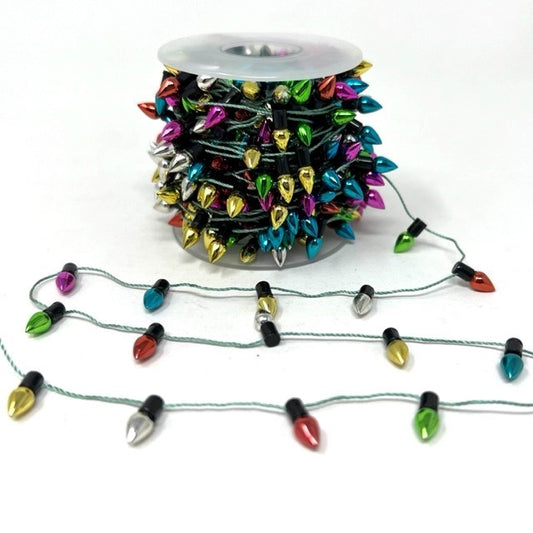Christmas Lights Trimming multi coloured 12mm x 10mtr